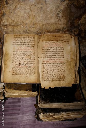 Old Antique handwritten books in Arabic language