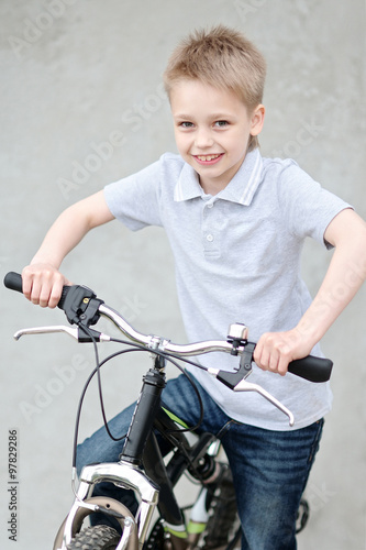 Portrait of a boy in the summer outdoors