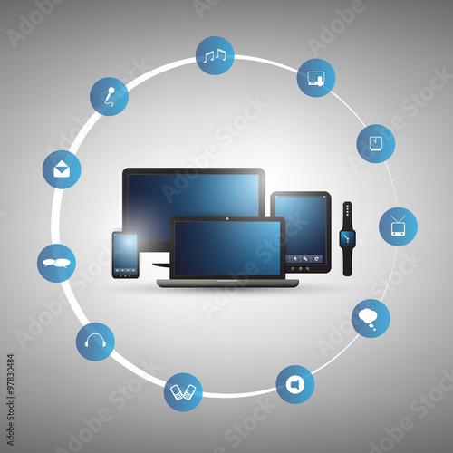 Cloud Computing And Networks Design Concept