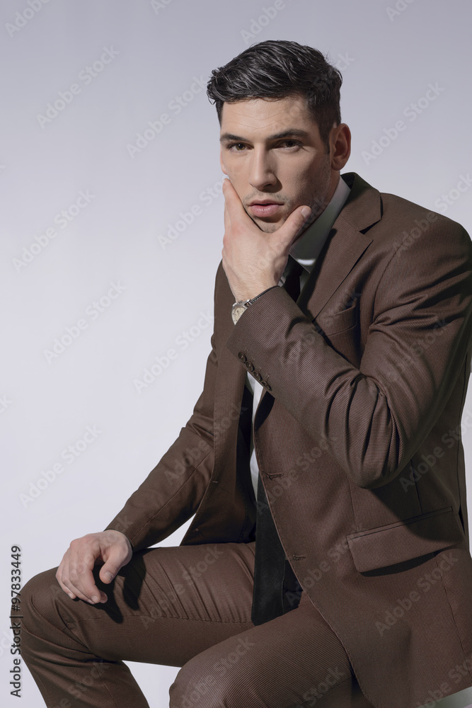 Fashion man in a suit Fashion man in a suit
