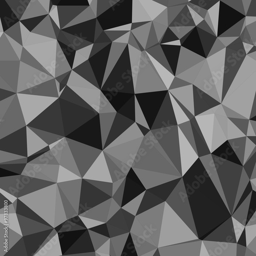 Abstract black and white triangle pattern wallpaper background design Eps 10 vector illustration
