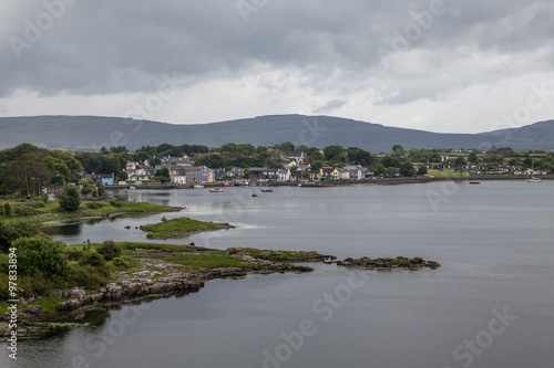 Kinvarra village and landscape, near Galway, Ireland