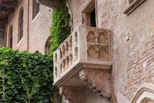 Colorful panoramic view of Verona