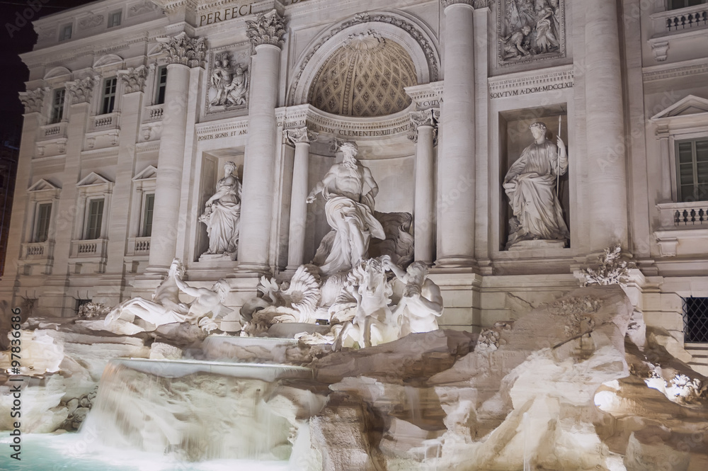 Trevi fountain, fontana di trevi Trevi fountain, fontana di trevi
