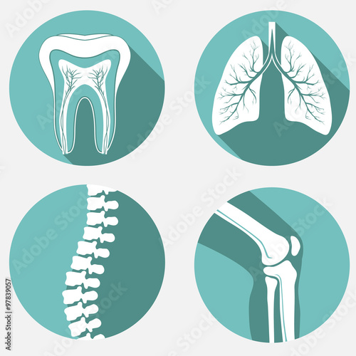 Medical labels set