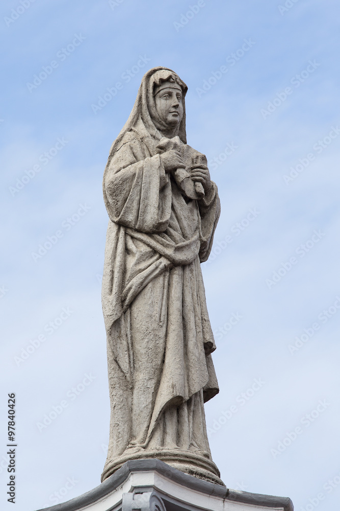 Statue in the Basilica del Santo Nino. Cebu, Philippines.