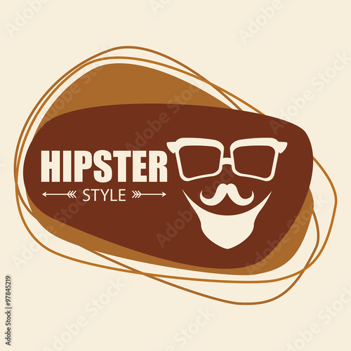 Hipster style design 