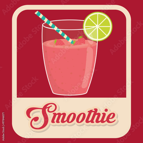 Smoothie icons design 