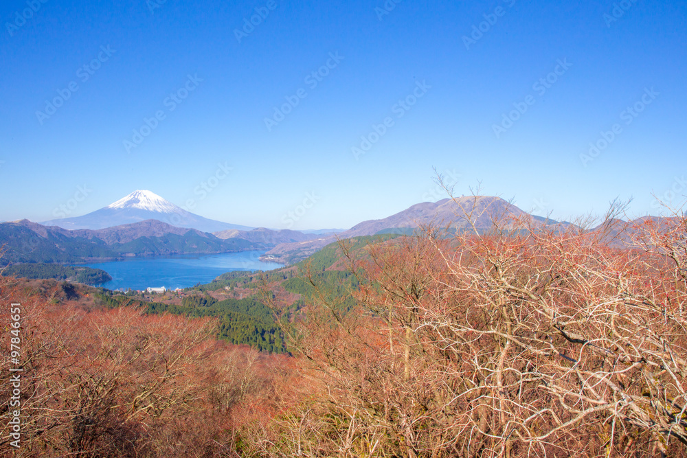 箱根峠付近（大観山）から見た富士山