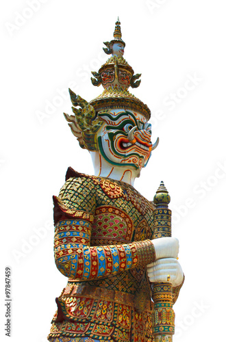 Thai giant statues in temple