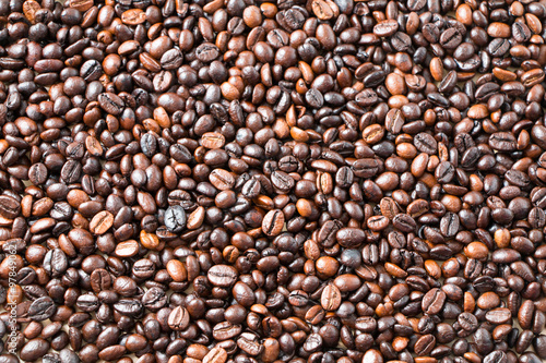 Coffee beans Background, food and drink background
