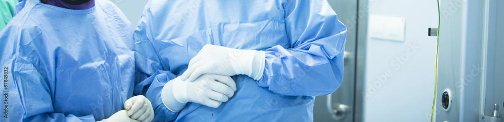 Fototapeta premium Hospital operating room medical surgery operation