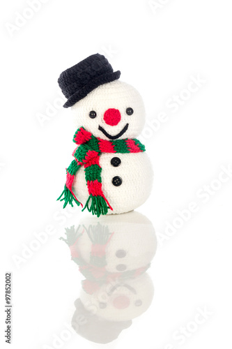 Snowman smiling