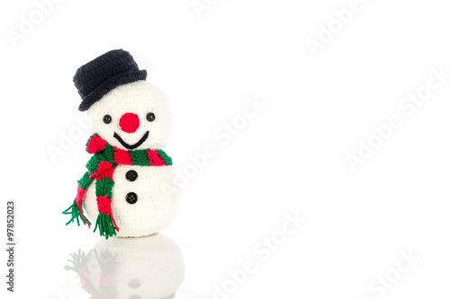 Snowman smiling