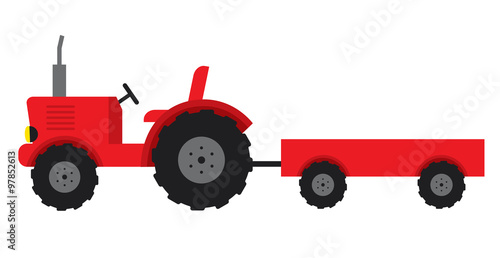 tractor and trailer