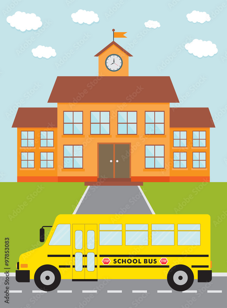 school and bus