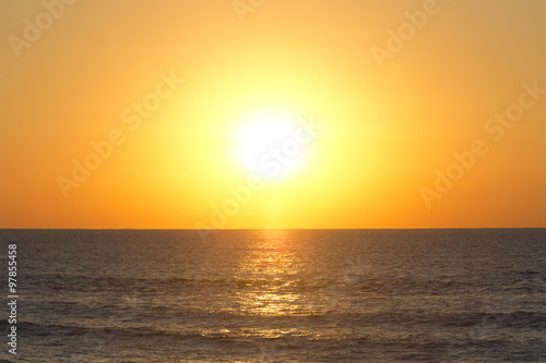Beautiful sunset above the sea © vesta48