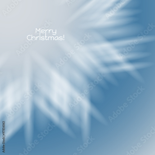Abstract white background with blue centered rays