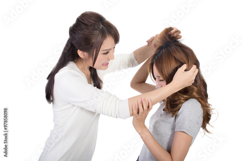 Asian women fight