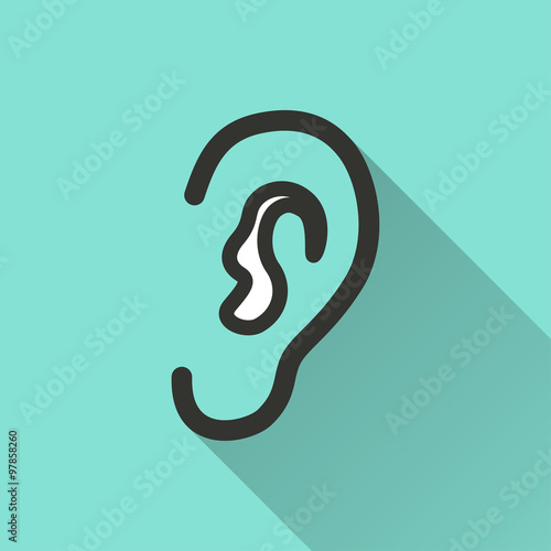 Ear  icon.