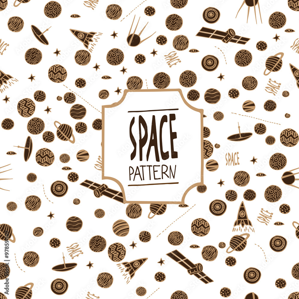 Obraz premium Pattern space