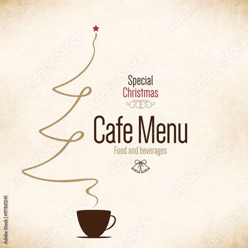 Special Christmas festive menu design