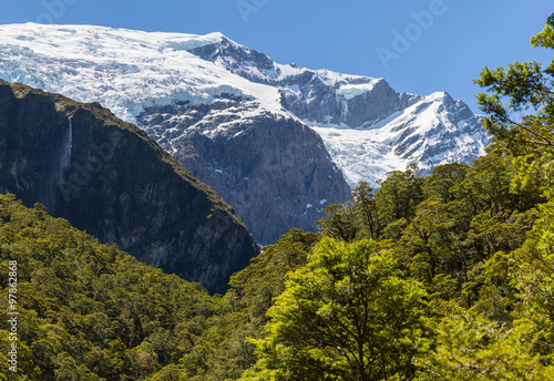 Majestic view of Rob Roy Glacier