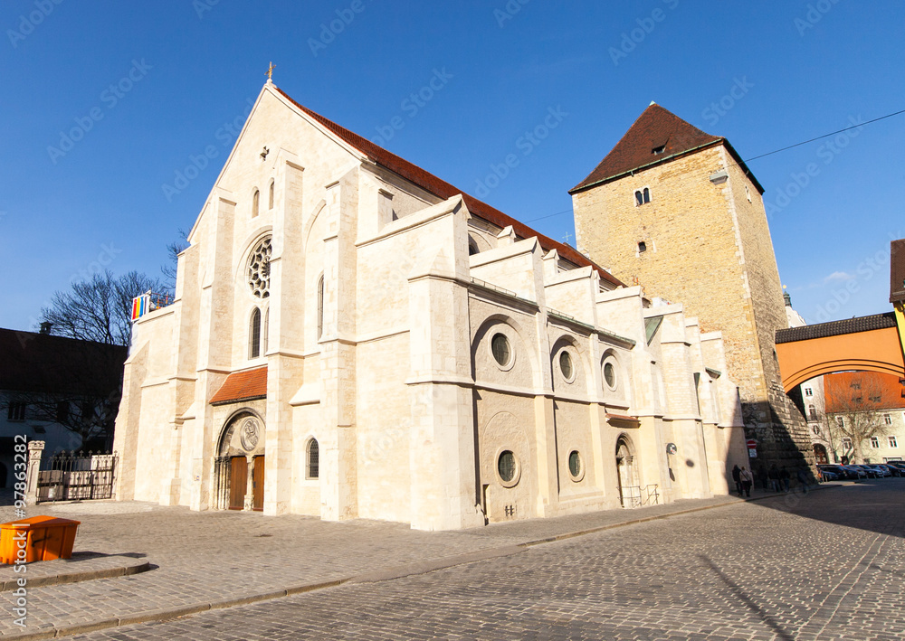 Obraz premium Regensburg Domplatz