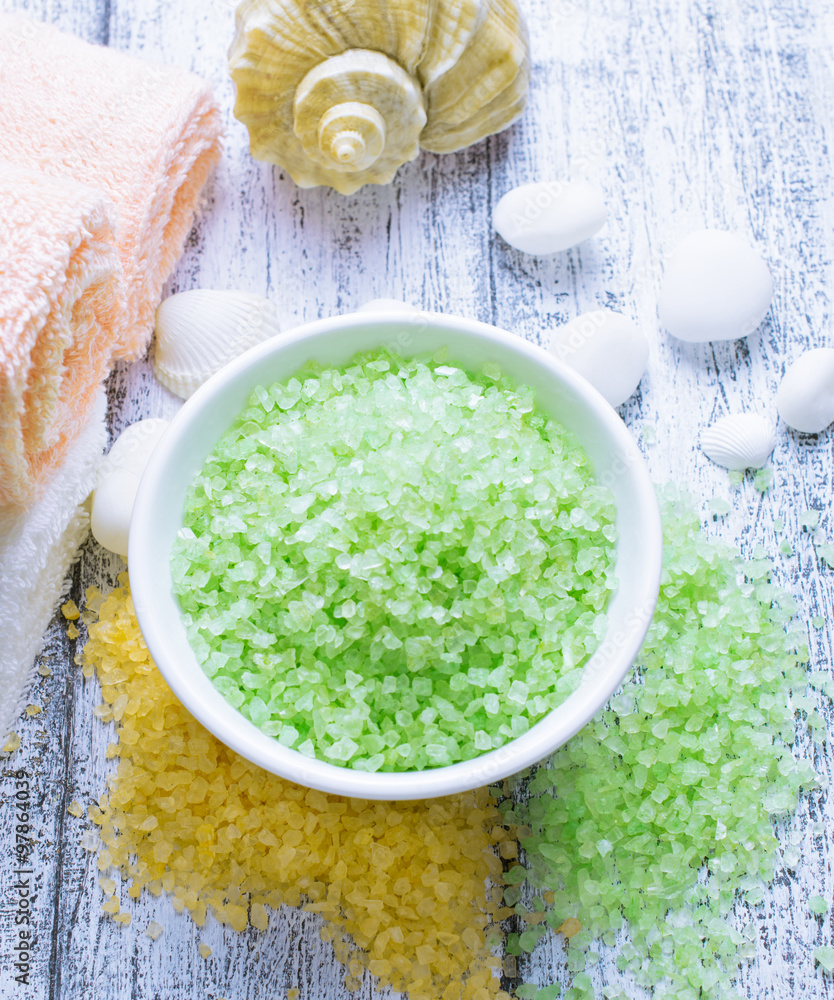 Spa salon with sea salt Spa salon with sea salt