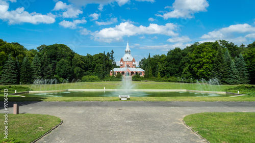 The fountain at Central Cemetery