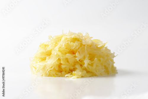Heap of sauerkraut