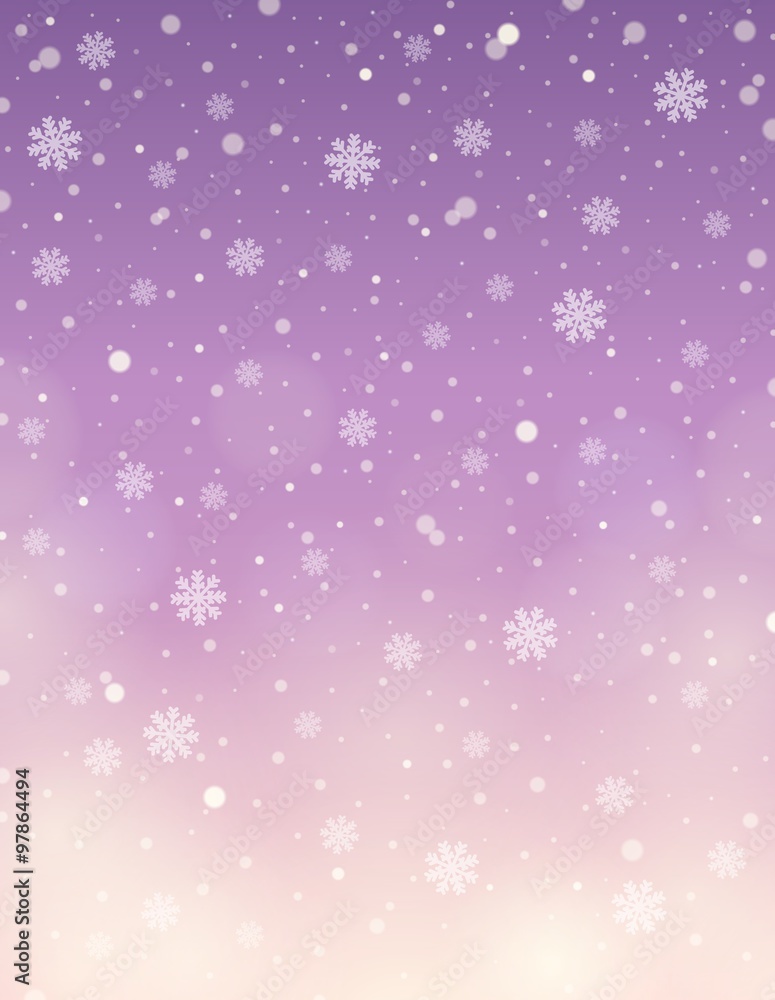 Abstract snow theme background 8