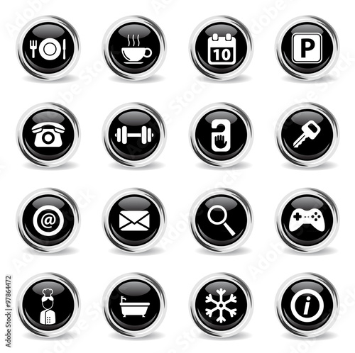 Hotel simply icons