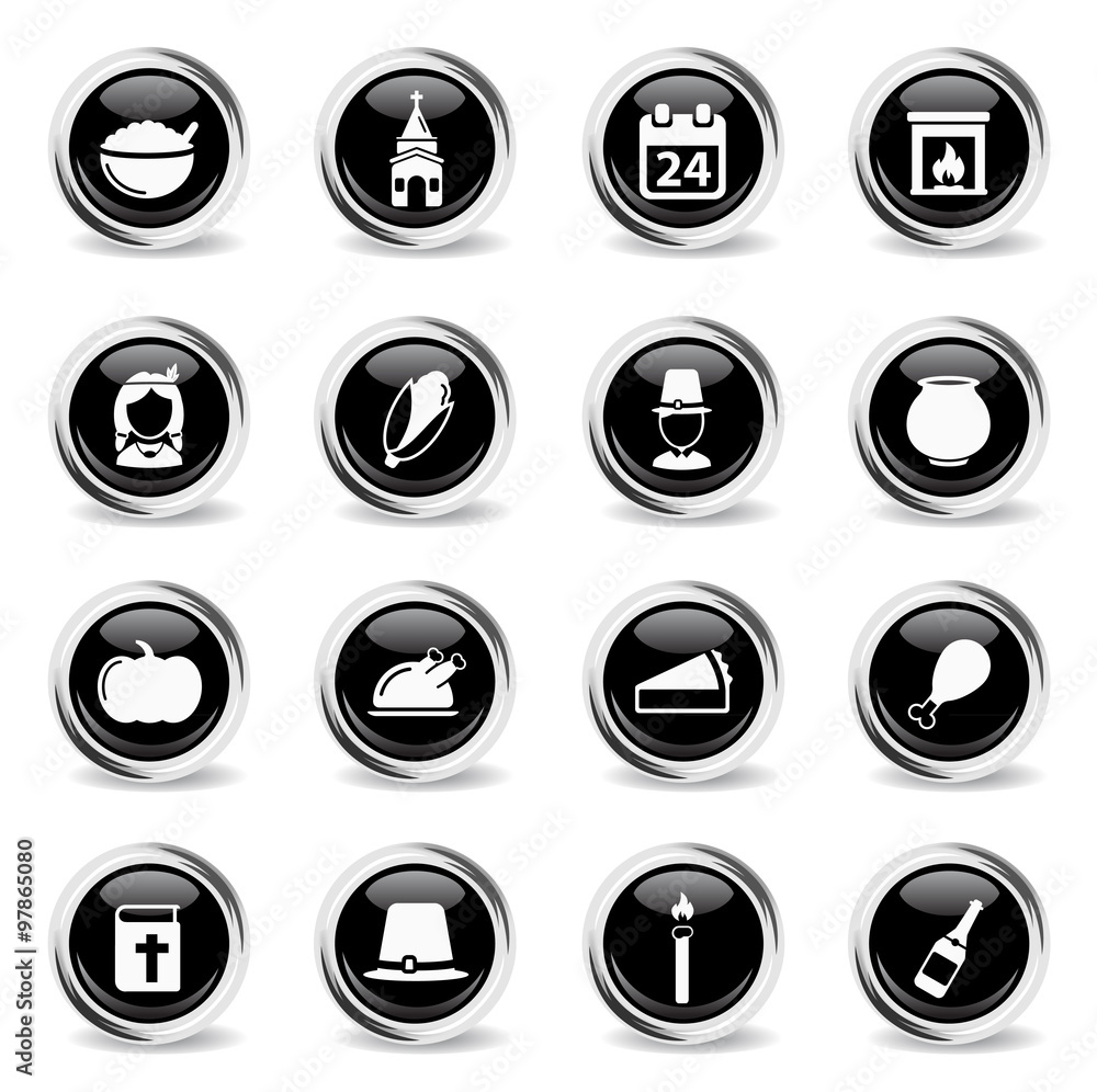 Thanksgiving simply icons Thanksgiving simply icons