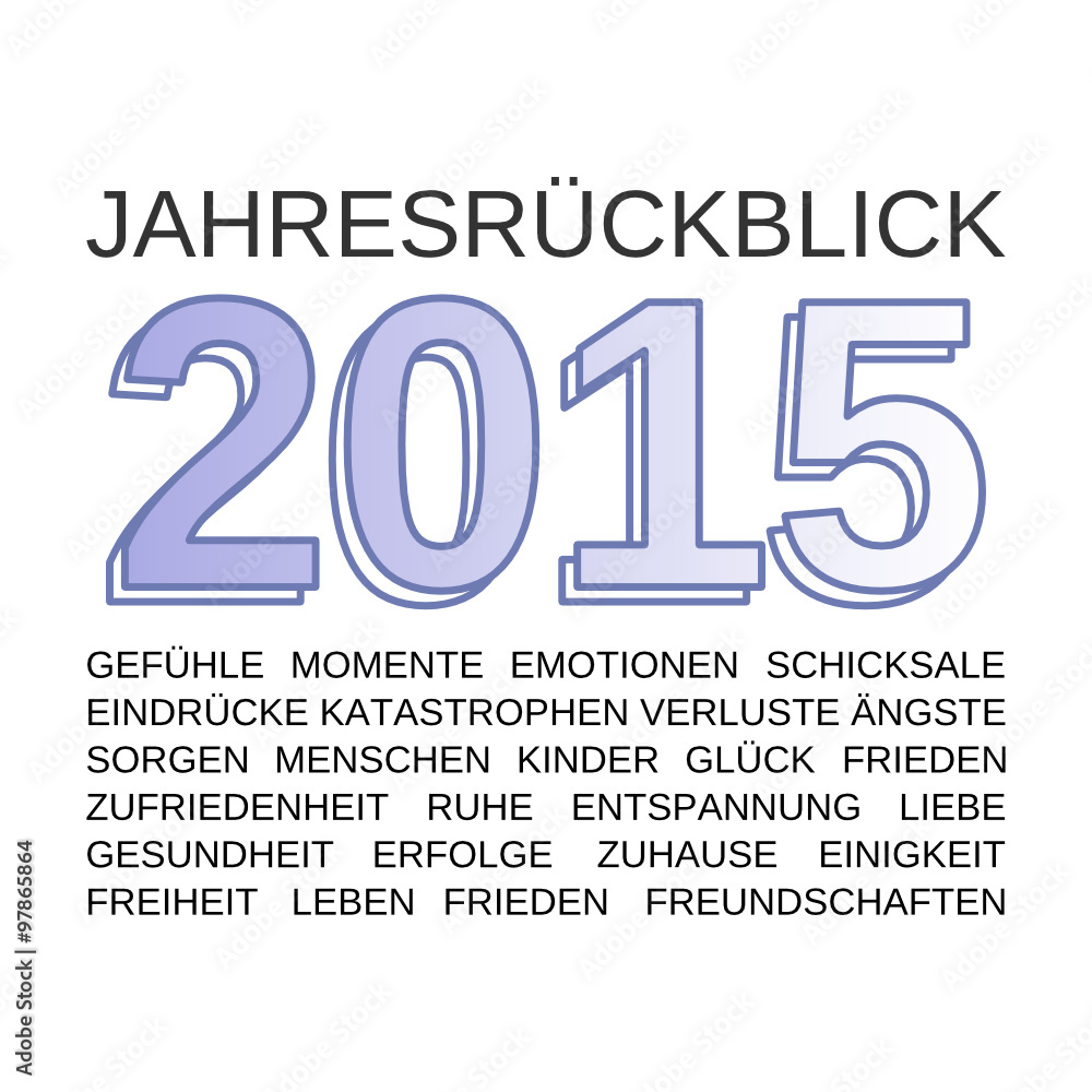 Jahresrückblick 2015 Jahresrückblick 2015