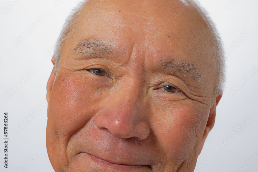 Obraz premium 笑顔の日本人のシニア