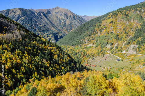 Small hut in the Valley of Estanyo River, Andorra