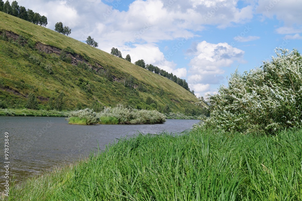 Obraz premium Речной пейзаж
