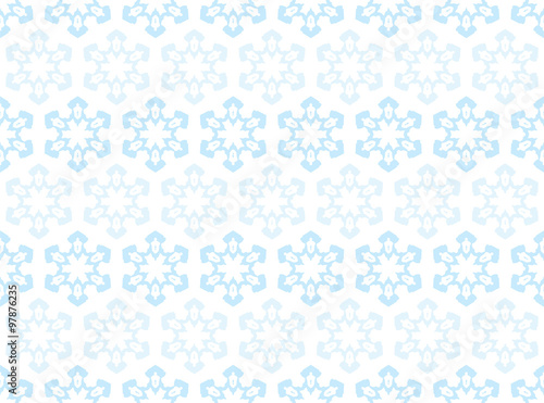 Snowflake seamless pattern