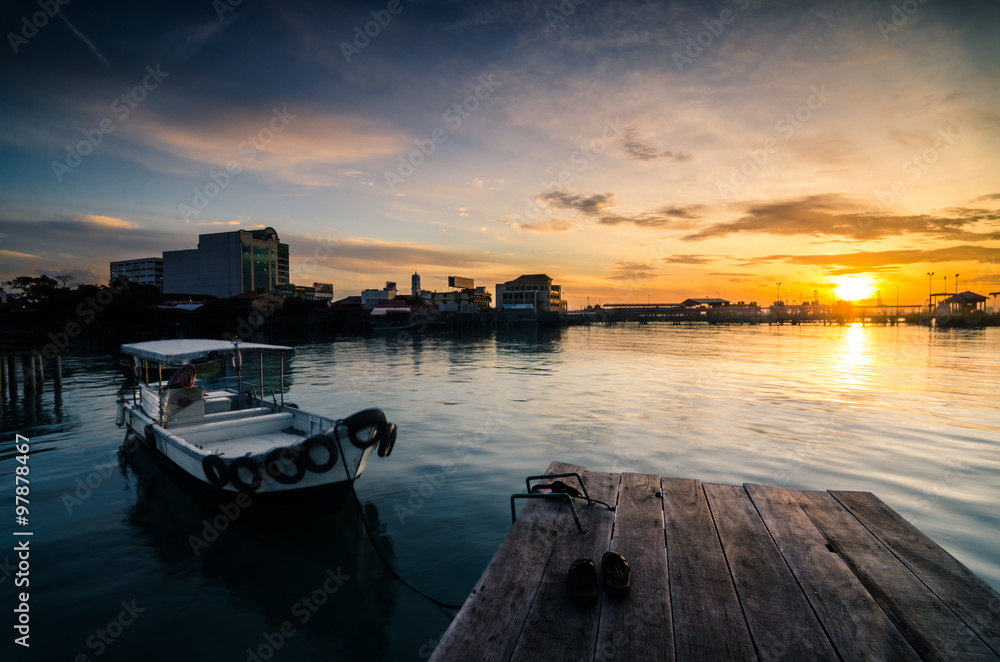 Fototapeta premium Jetty Sunrise