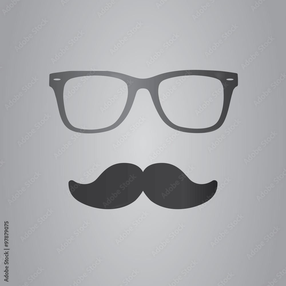 glasses and mustaches icon glasses and mustaches icon