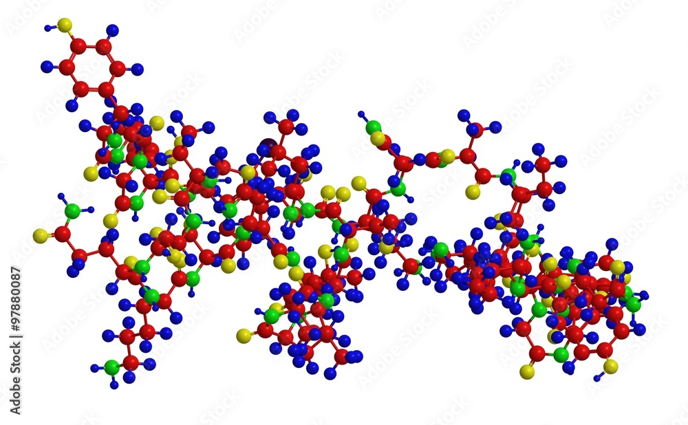 Endorphin - molecular structure Endorphin - molecular structure