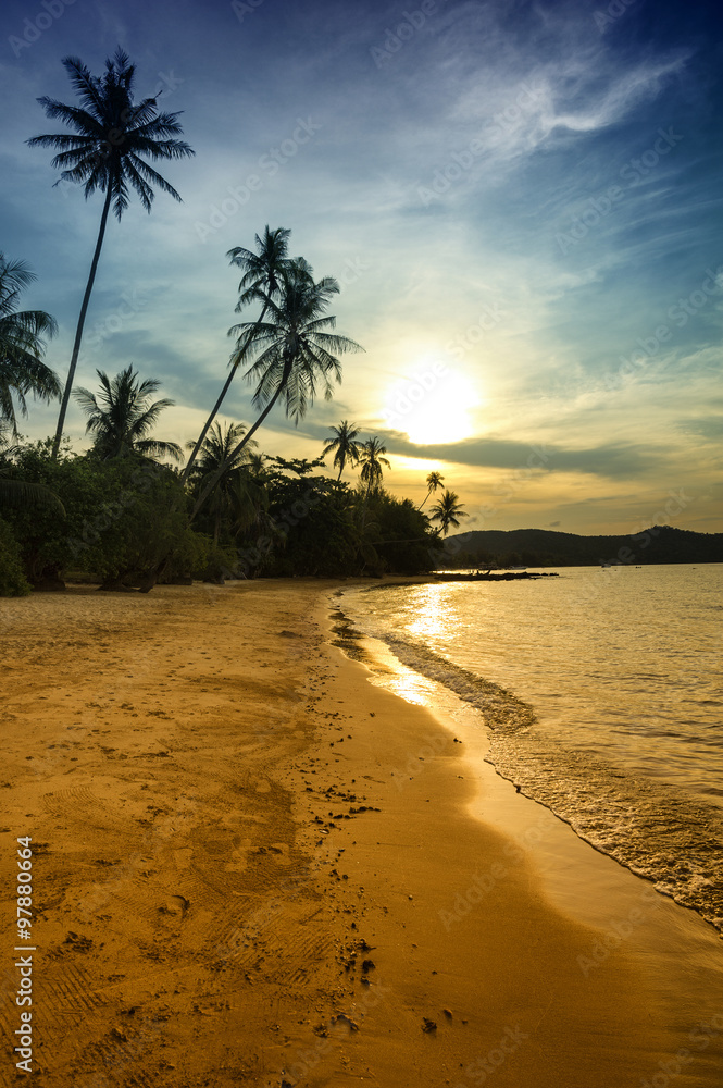 Obraz premium Koh Mak beach in Thailand.