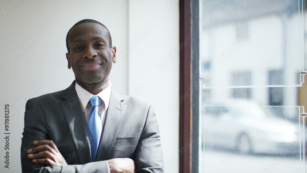 Portrait of happy successful african american businessman Portrait of happy successful african american businessman