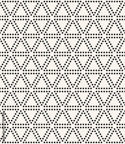 geometric pattern of dots.