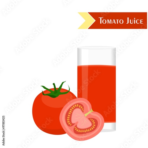 the tomato juice