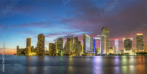 USA, Florida, Miami skyline