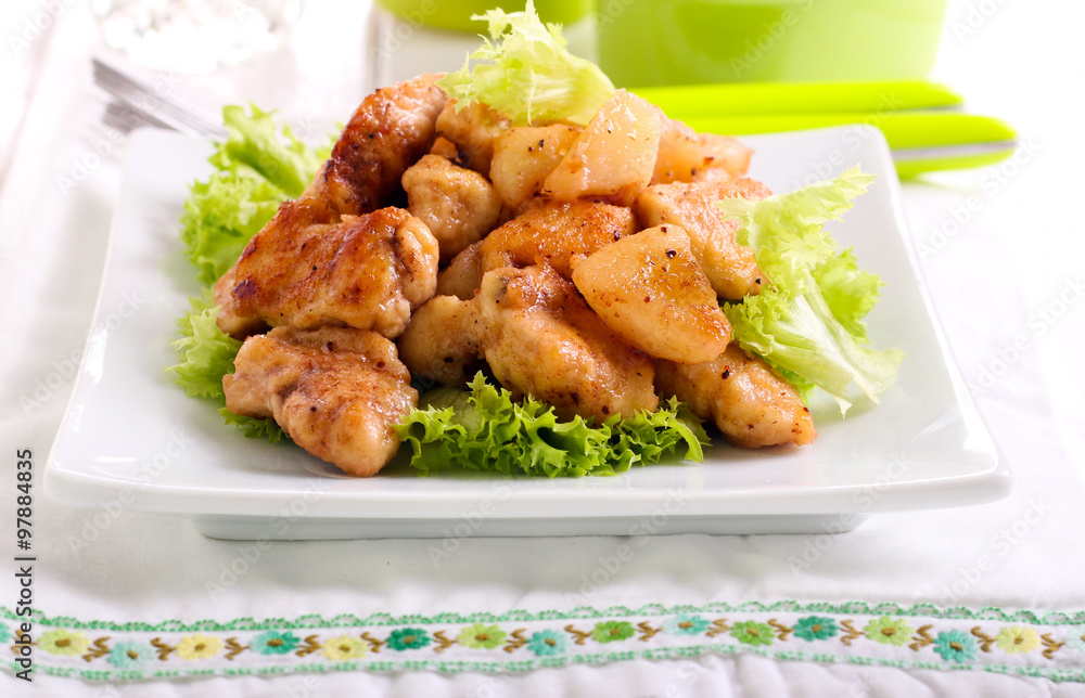Chicken breast bites Chicken breast bites