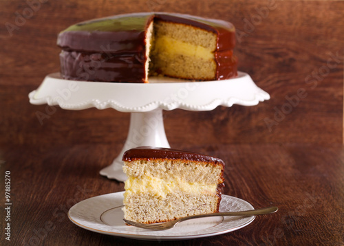 Fényképezés Cake with custard cream