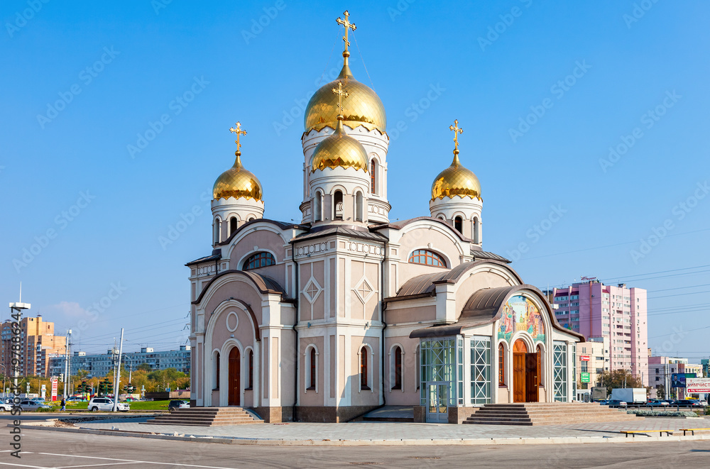 The temple in honor of the Annunciation in Samara, Russia